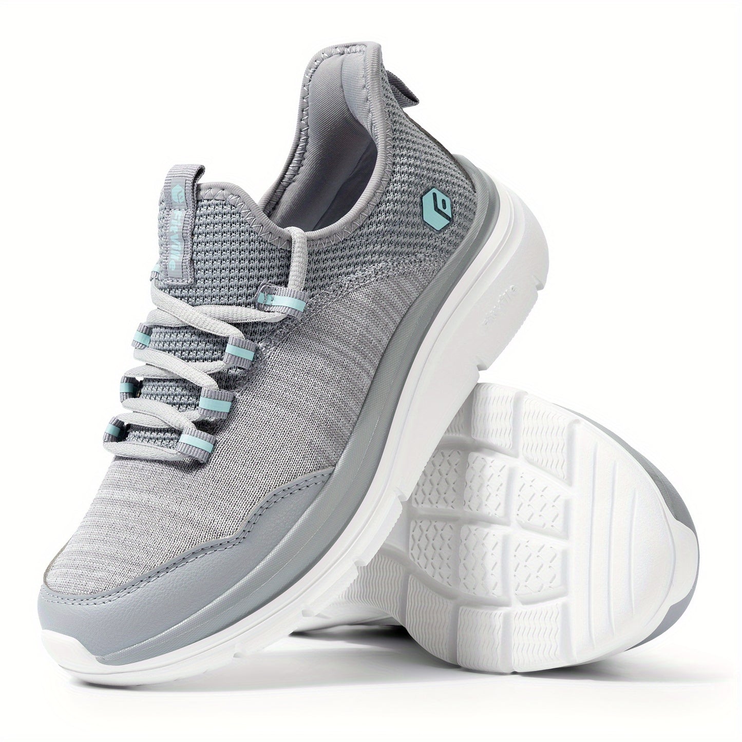 FitVille Women'S Slip On Sneakers Wide Shoes Hands Free Running Shoes Slip-On Walking Shoes- Cloud Walker V7