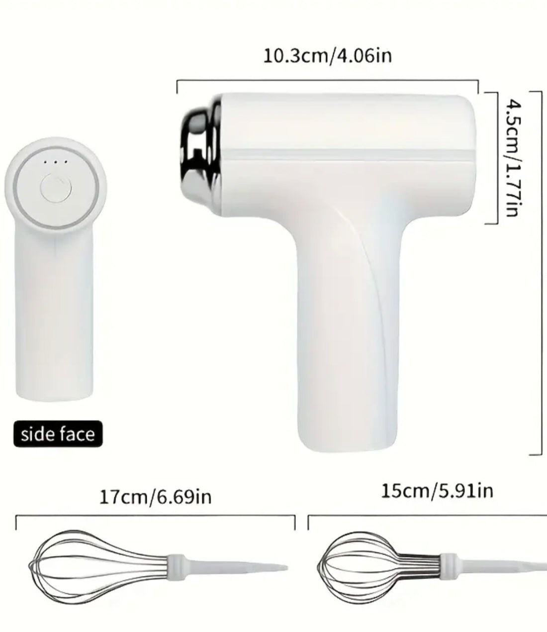 Batteur d'œufs électrique portable