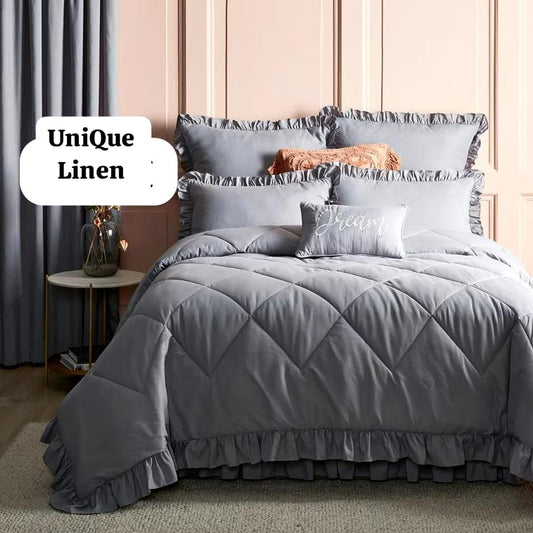 6 pieces - 1 duvet et 5 Oreillers