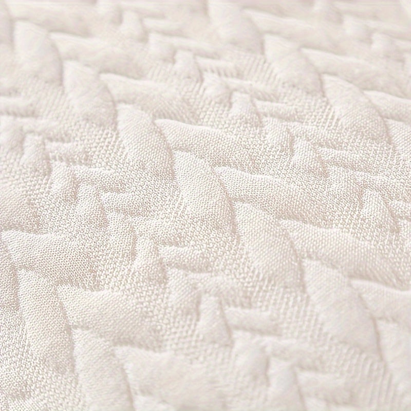 1pc Comfortable And Supportive Bed Pillow With Net Edge And Wheat Ear Grid Design For Neck And Shoulder Support - Perfect For Guest Rooms And Home Decor