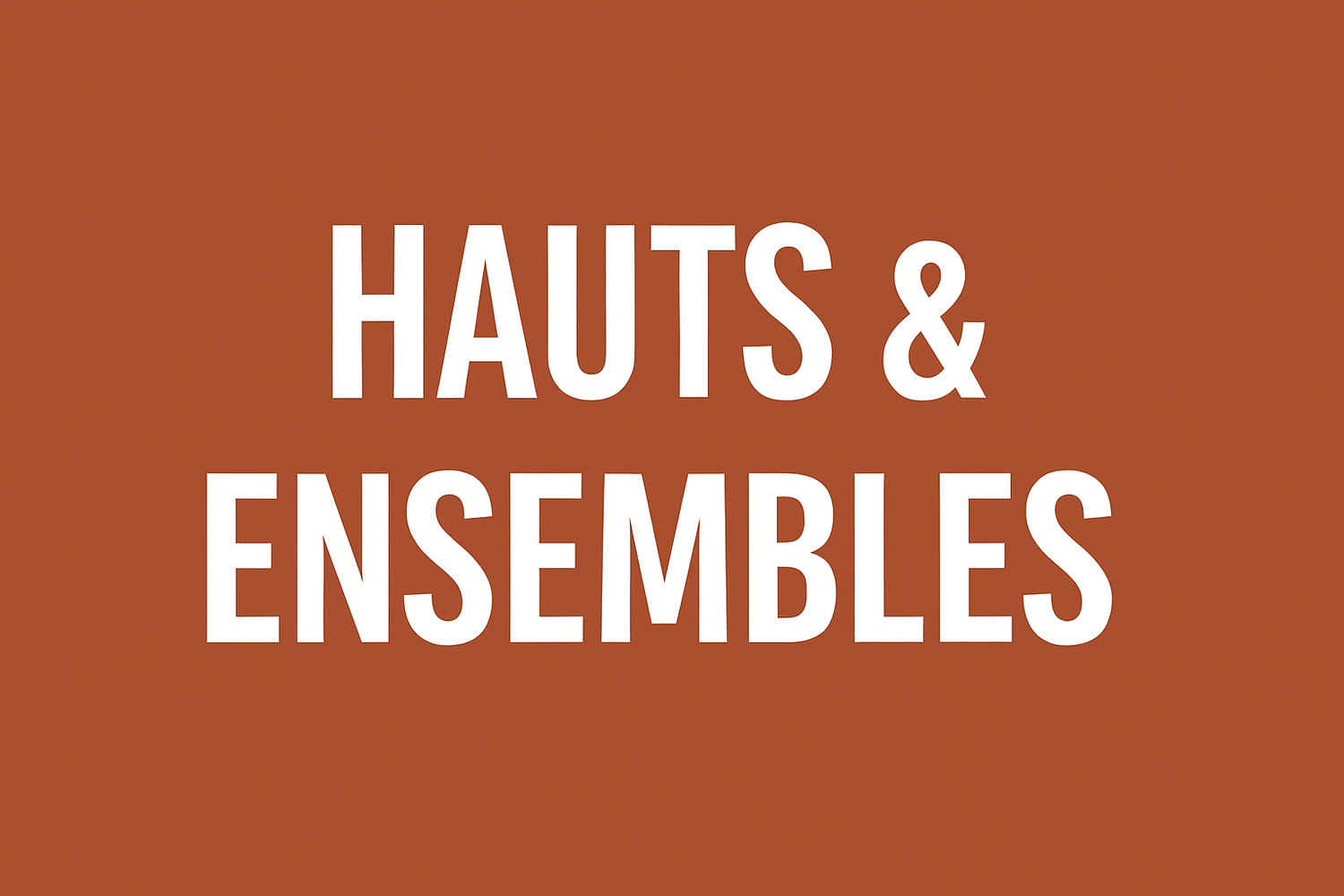 Hauts  & ensembles homme