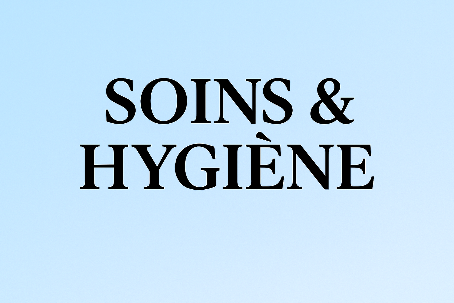 Soins et hygiène femme