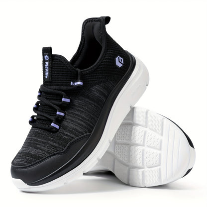 FitVille Women'S Slip On Sneakers Wide Shoes Hands Free Running Shoes Slip-On Walking Shoes- Cloud Walker V7