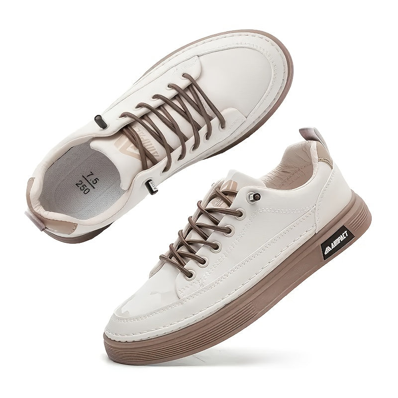 Men's Low-Top Sneakers - All-Season Comfortable Non-Slip Running Shoes with Elastic Closure, Breathable Mesh Upper & Durable Rubber Sole for Casual, Hiking & Outdoor Activities