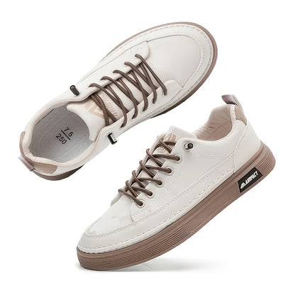 Men's Low-Top Sneakers - All-Season Comfortable Non-Slip Running Shoes with Elastic Closure, Breathable Mesh Upper & Durable Rubber Sole for Casual, Hiking & Outdoor Activities