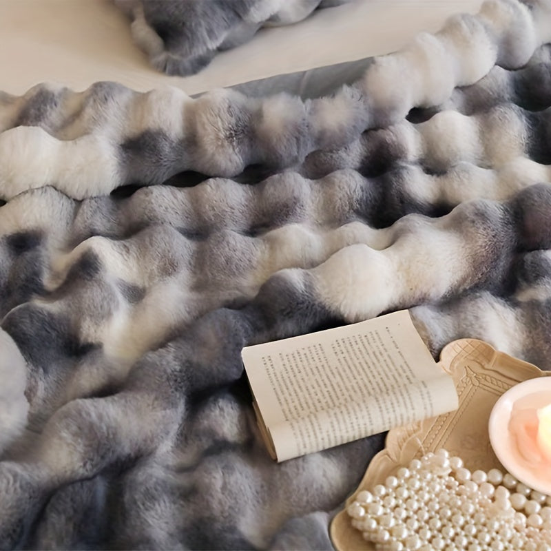 1pc Soft and Cozy Plush Blanket for Travel, Sofa, Bed, and Home Decor - Perfect Gift for Family and Friends