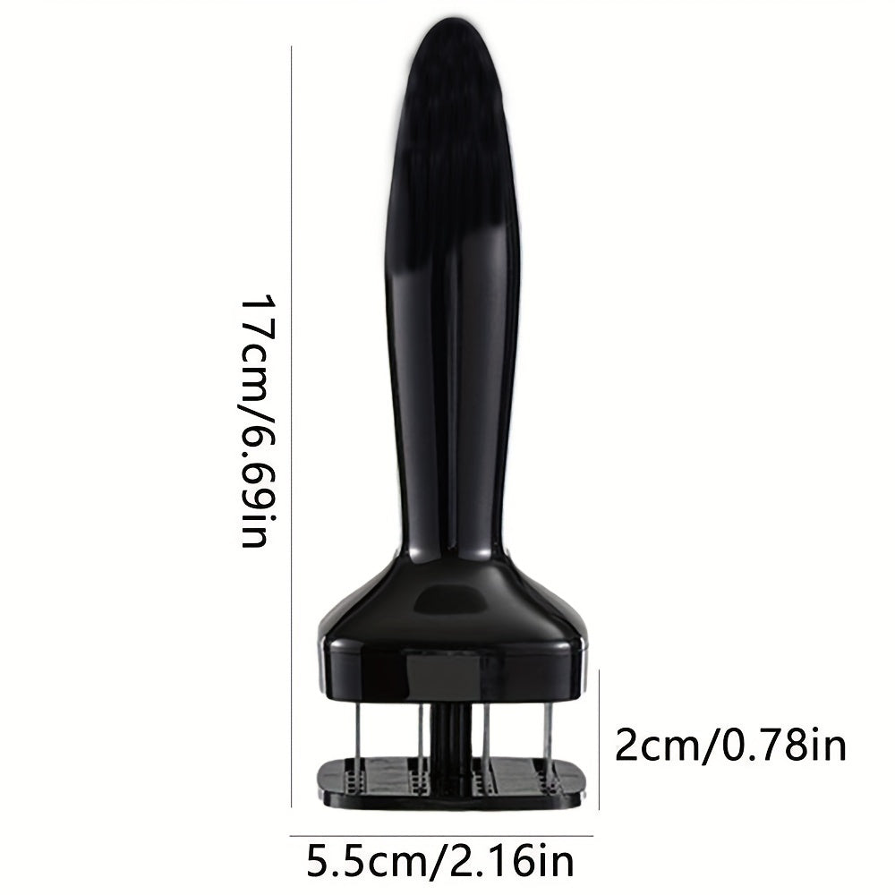 1pc Stainless Steel Meat Tenderizer, Kitchen Meat Tenderizer With 24 Steel Needles Blades, Meat Tendering Hammer, Kitchen Meat Tenderizing Tool, For Beef, Turkey, Steak, Pork, Kitchen Utensils, Kitchen Supplies