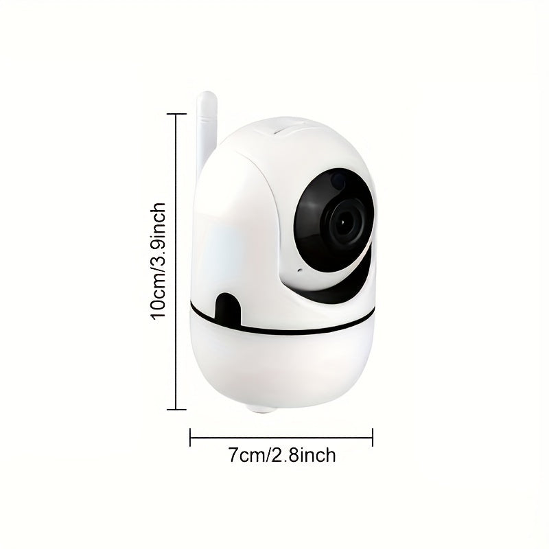 1pc High-definition Camera - 2.4G Wireless Wifi Security Home Camera, Baby And Pet Monitor, 1080P Wireless Automatic Tracking Monitor, Motion Detection And Tracking, Night Vision, Two-way Voice, High Security - For Home Secur