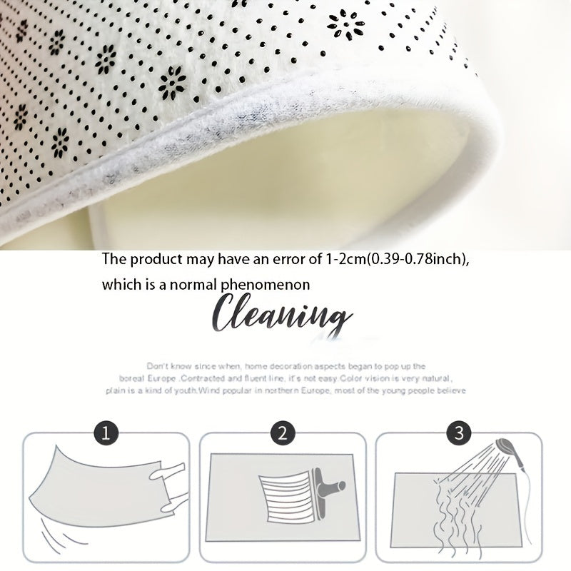 1pc 3D Heart Print Kitchen Mat, Sweet Valentine's Day Festive Rug, Washable Carpet, Suitable For Dining Room Living Room Laundry Room Indoors Home Decor Outdoors Spring Decor Gift