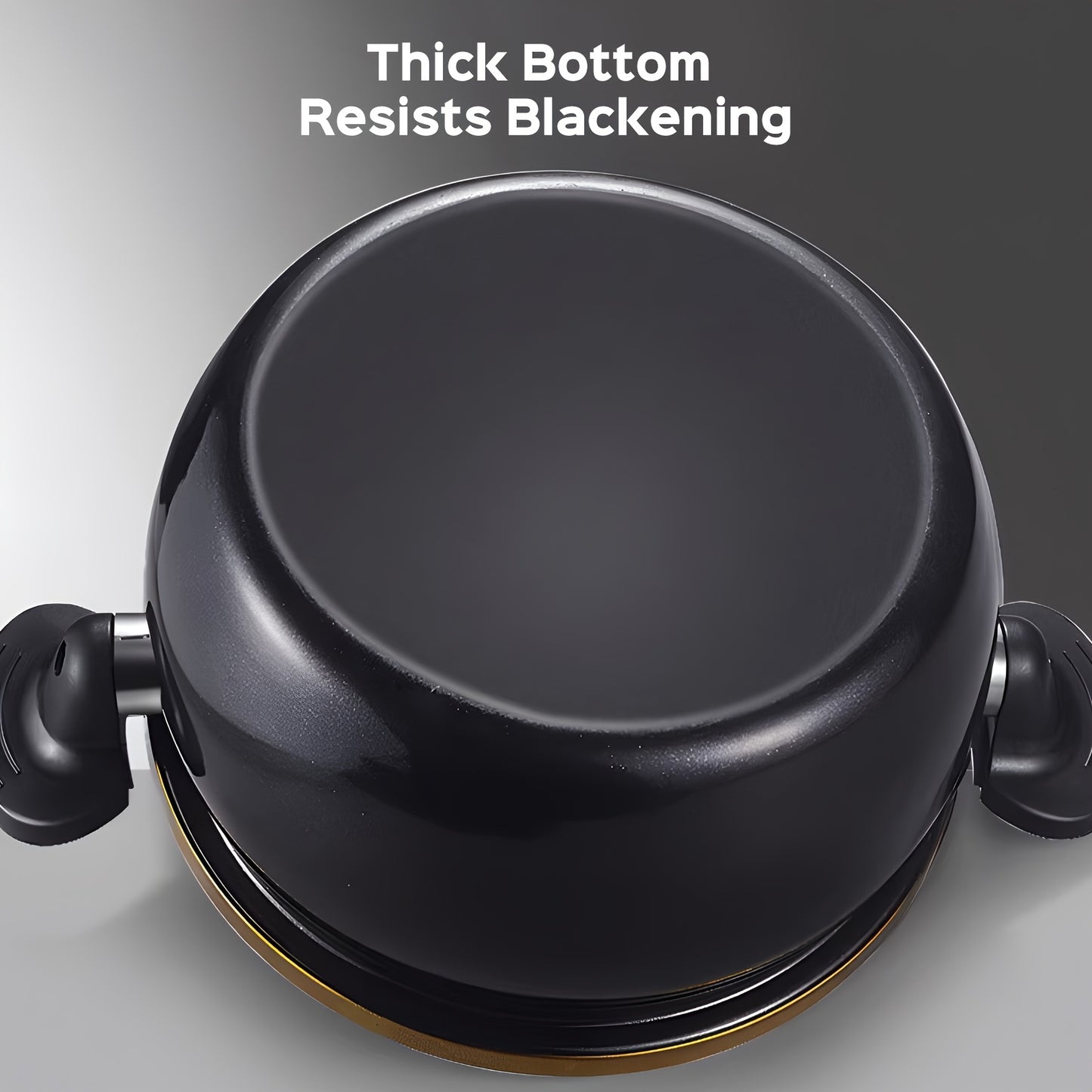 Large-Capacity Soup Pot with a Twist-Lock Handle for Quick Cooking, Non-Stick Pot 8.45QT Multi-Function Cooking Pot, Gas Stove, Open Fire and Induction Cooker, Universal Stew Pot for Homes, Restaurants, Hotels, Fast Food Stor