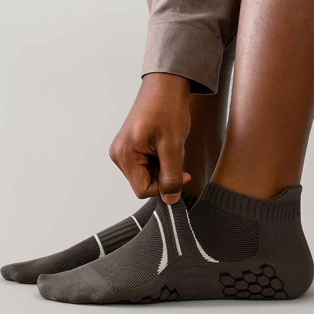 Lot de 6 paires de chaussettes pour homme – légères et respirantes, chaussettes basses idéales pour l’été, la course et les activités en plein air – conviennent aussi aux femmes