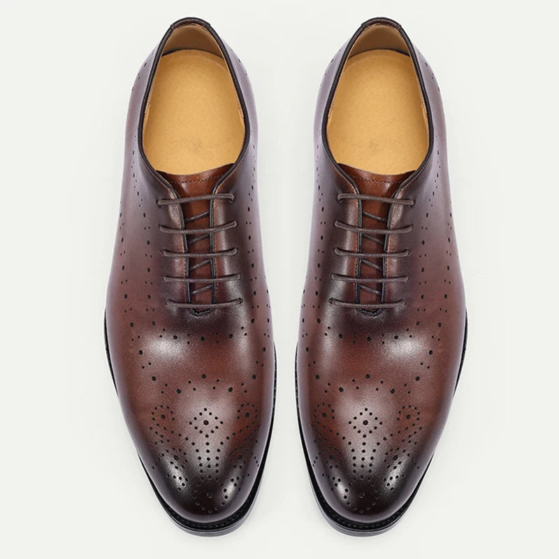 LUXURY BRAND MEN'S LEATHER SHOES test
