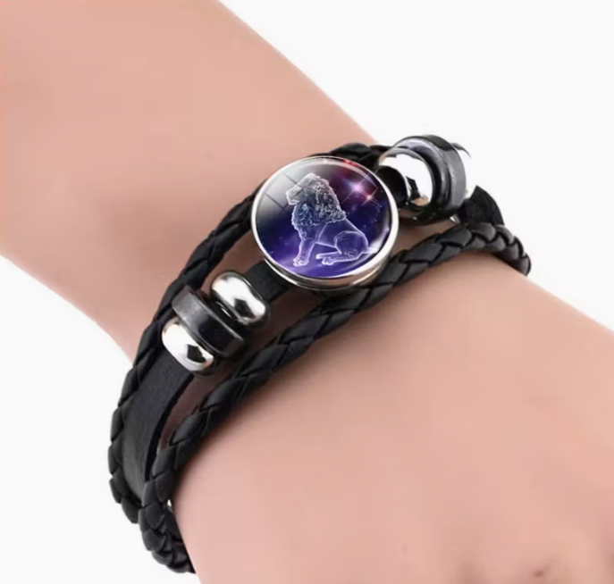 Bracelet phosphorescent à la mode – style vintage zodiaque