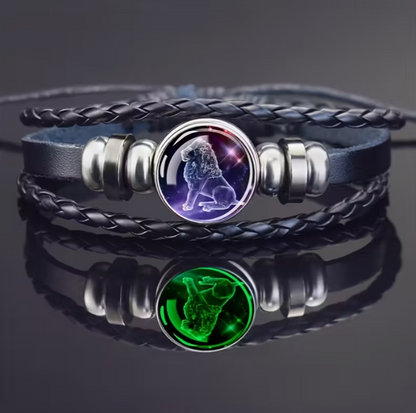 Bracelet phosphorescent à la mode – style vintage zodiaque