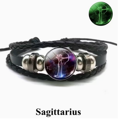 Bracelet phosphorescent à la mode – style vintage zodiaque