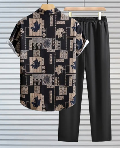 Chemise à manches courtes et Pantalon long