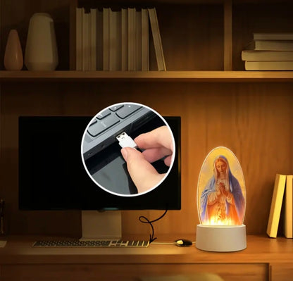 Lumière LED de la Vierge Marie
