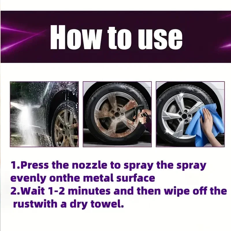 Car Cleaner - Powerful rust remover, polishing and restoration, easy to clean and restore your vehicle to its original condition