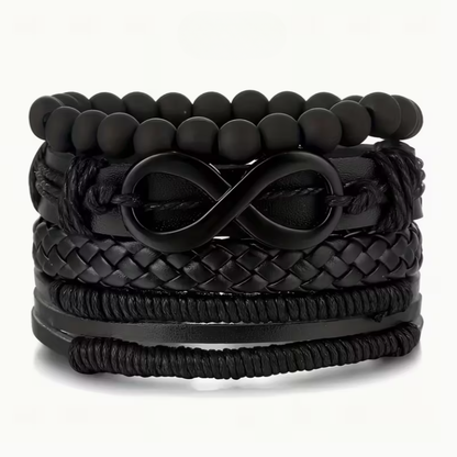 Ensemble de 4 bracelets style tressé – accessoires de mode