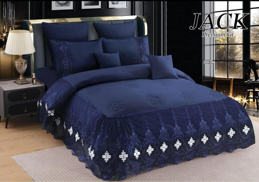 7 pieces - 1 Duvet et 6 Oreillers