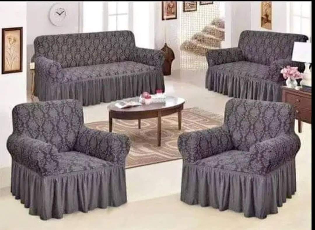 4 pieces couverture chaise model en L - 4 Chaises