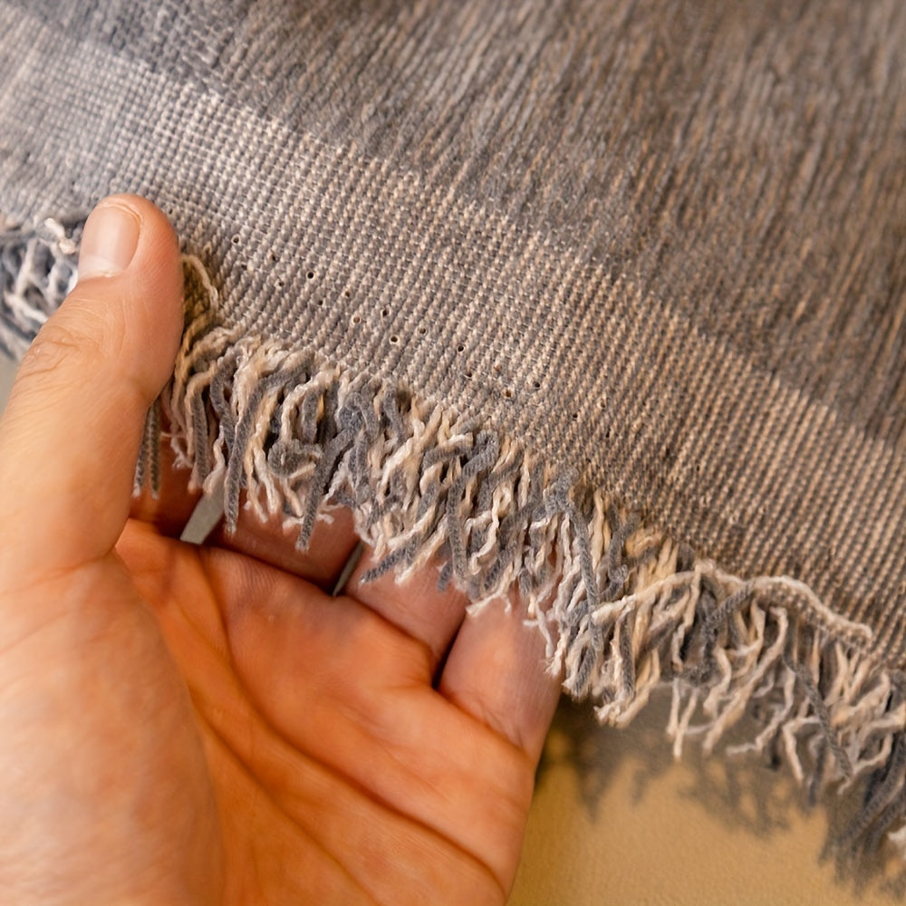 1pc Luxurious Waterproof Sofa Cover with Tassels - Durable, Washable, and Universal Furniture Protector for Living Room Home Decor - Stylish Couch Slipcover and Throw Blanket Alternative