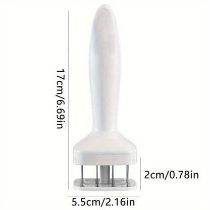 1pc Stainless Steel Meat Tenderizer, Kitchen Meat Tenderizer With 24 Steel Needles Blades, Meat Tendering Hammer, Kitchen Meat Tenderizing Tool, For Beef, Turkey, Steak, Pork, Kitchen Utensils, Kitchen Supplies