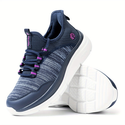 FitVille Women'S Slip On Sneakers Wide Shoes Hands Free Running Shoes Slip-On Walking Shoes- Cloud Walker V7