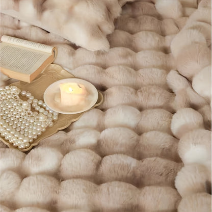 1pc Soft and Cozy Plush Blanket for Travel, Sofa, Bed, and Home Decor - Perfect Gift for Family and Friends