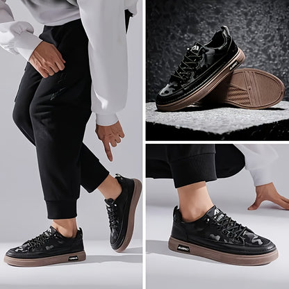 Men's Low-Top Sneakers - All-Season Comfortable Non-Slip Running Shoes with Elastic Closure, Breathable Mesh Upper & Durable Rubber Sole for Casual, Hiking & Outdoor Activities